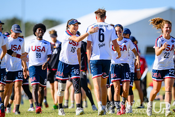 Pool play during World Ultimate Championships at Runaway Bay Precinct