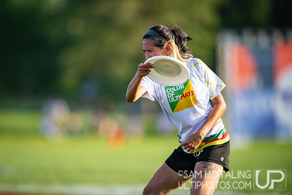 Color of Ultimate pickup showcase game at International Club Championships at Aurora Sports Park