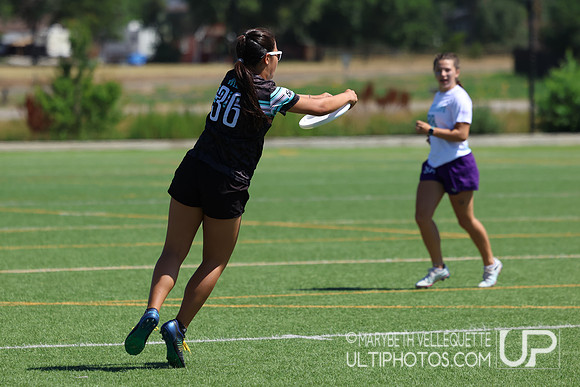 Sunday action at the USA Ultimate Youth Club Championships in th