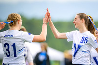 Pool play at USAU D-I College Championships