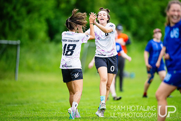 Women’s pool play at USAU DI College Championships