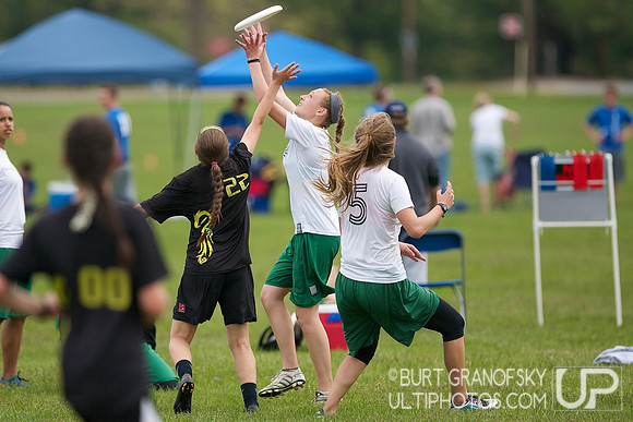 Girls Division, Sunday -- 2012 USAU HS Northeasterns
