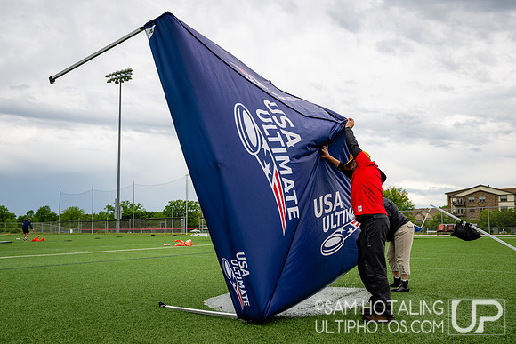 Pool play at USAU D1 College Championships