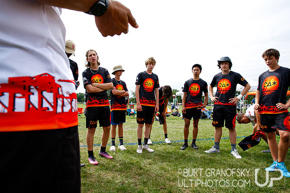 USA Ultimate YCC 2022 -- U17 Boys Sun Action