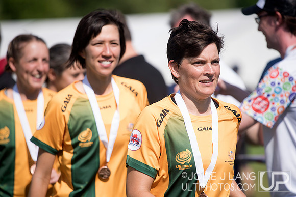 Women's Masters medal ceremony - WUGC 2016