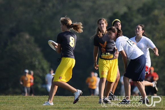 Saturday Women's division action -- Chesapeake Open 2010