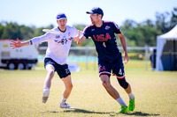 Men’s semifinals during World Ultimate Championships at Runaway Bay Sports Precinct