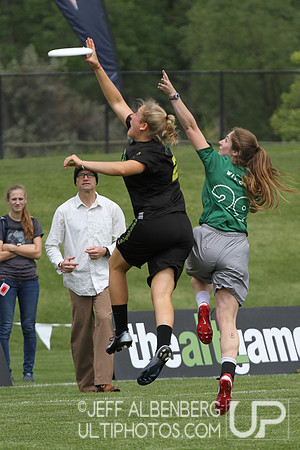 Friday Women's division action from 2012 College Nationals
