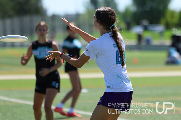 Sunday action at the USA Ultimate Youth Club Championships in th