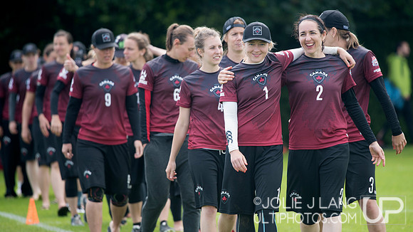 Women's Masters medal ceremony - WUGC 2016