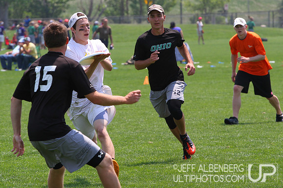 Saturday Open division action from 2012 College Nationals
