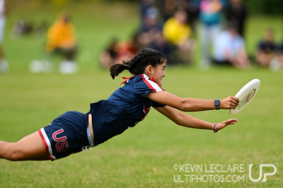 USA vs France U20 Women's - WJUC Thursday Round 2