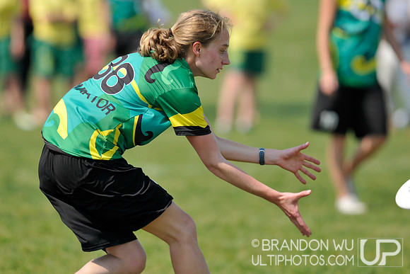 Sunday Women's Bracket Play - 2012 USAU D-III College Championships