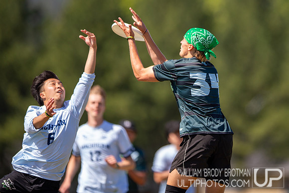 Day 2 of the USA Ultimate D-I College Championships