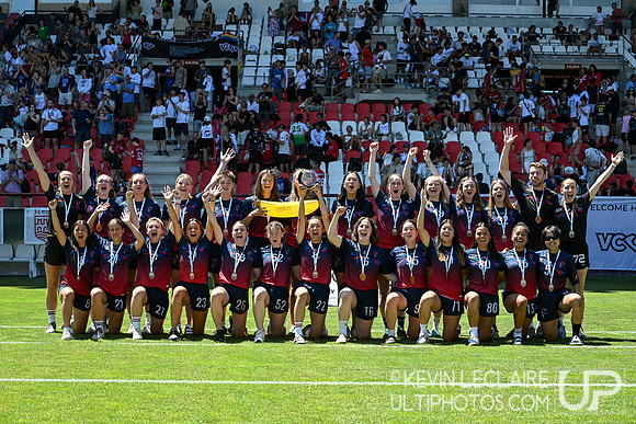 Great Britain Women's U24 Bronze medal Team Photo - WU24 2025