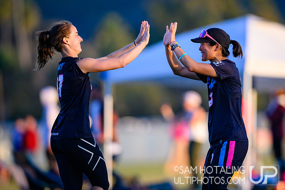 Flipside vs Seattle Riot in women’s placement play during Club Championships at Surf Cup Sports Park