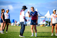 Women’s pool play during World Ultimate Championships at Runaway Bay Sports Precinct