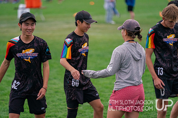 Bracket  play at 2024 USAU Youth Club Championship