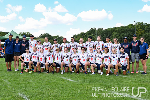 USA U20 Women Team Photo - WJUC 2022