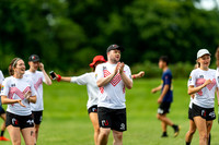 Fireflies vs Reading Ultimate in pool play at World Ultimate Club Championships