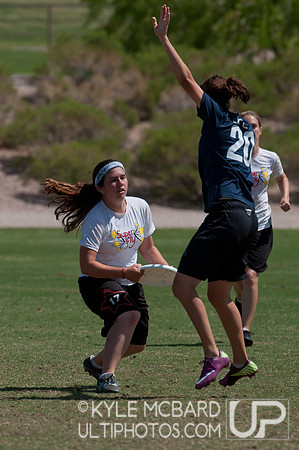 Sunday women's action from SW D-I Regionals 2012