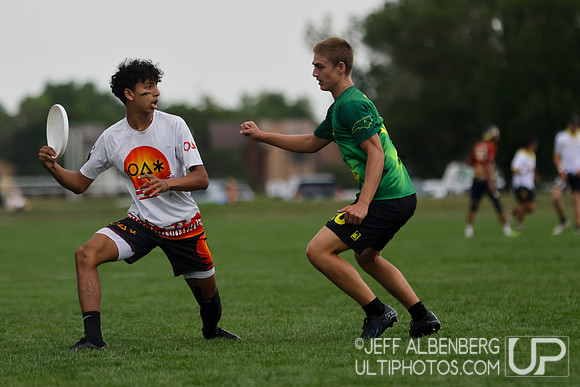 Bracket play at USAU Youth Club Championships