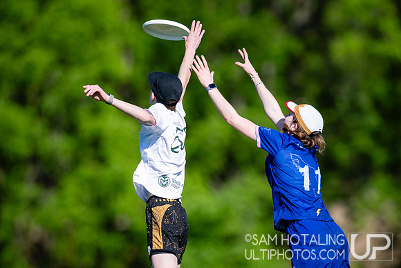 Pool play at USAU D1 College Championships