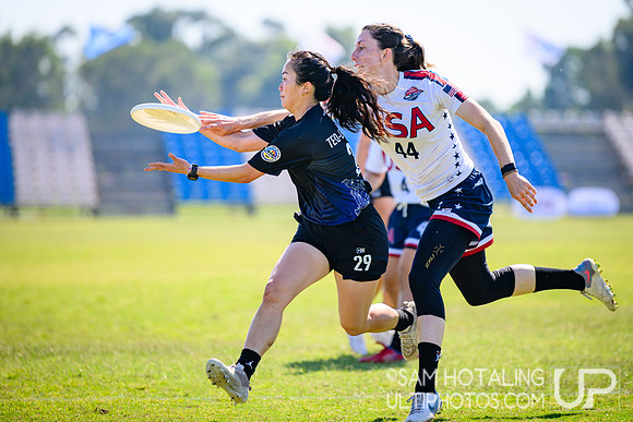 Women’s pool play during World Ultimate Championships at Runaway Bay Sports Precinct