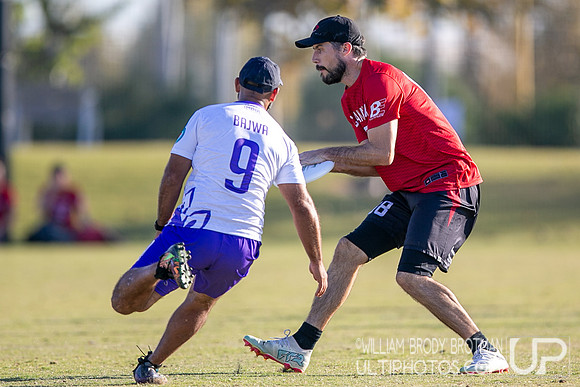 Day 1 of the WFDF 2024 World Masters Ultimate Championships
