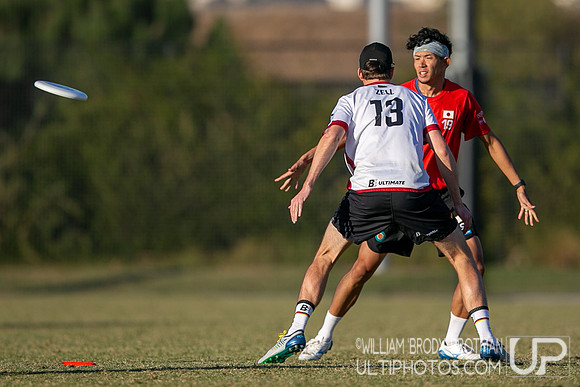 Day 1 of the WFDF 2024 World Masters Ultimate Championships