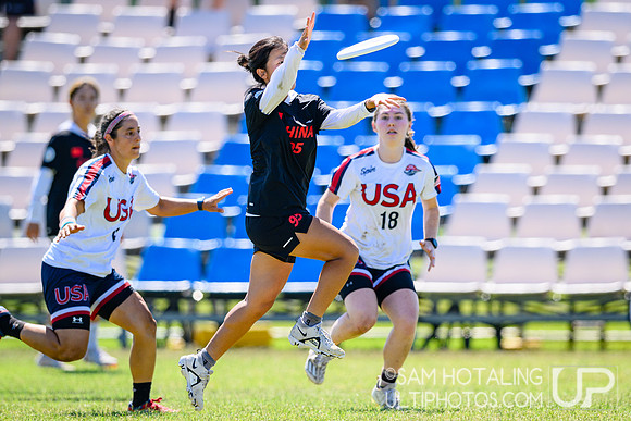 Women’s pool play during World Ultimate Championships at Runaway Bay Sports Precinct
