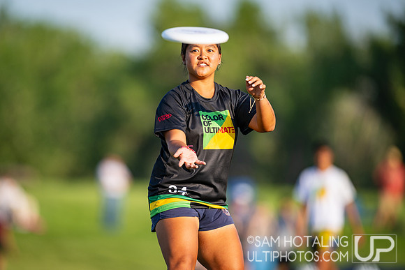 Color of Ultimate pickup showcase game at International Club Championships at Aurora Sports Park