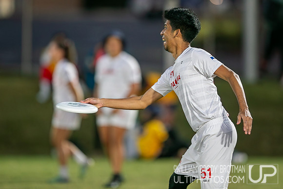 Day 1 of the WFDF 2024 World Masters Ultimate Championships