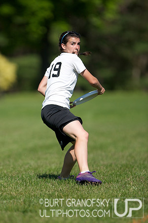 Girls Division, Saturday -- 2012 USAU HS Northeasterns