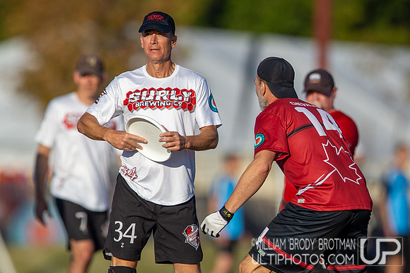 Day 2 of the WFDF 2024 World Masters Ultimate Championships