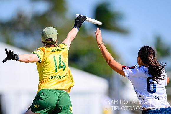 Women’s power-pools during World Ultimate Championships at Runaway Bay Sports Precinct