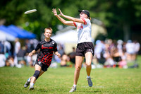 Saturday pool play at USAU D-I College Championships