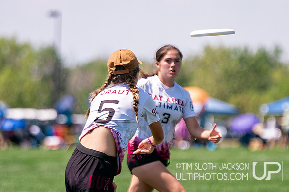 Pool play at 2024 USAU Youth Club Championship