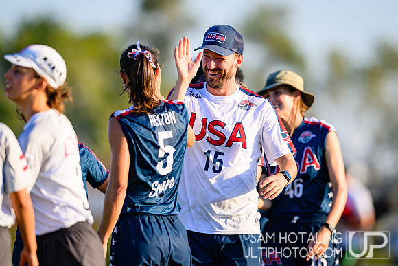 Pool play during World Ultimate Championships at Runaway Bay Precinct