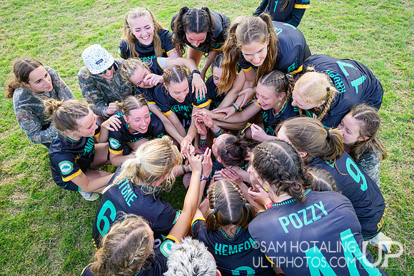Pool play at USAU D-I College Championships