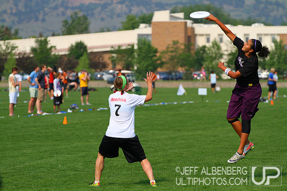 Saturday Women's division action from 2012 College Nationals