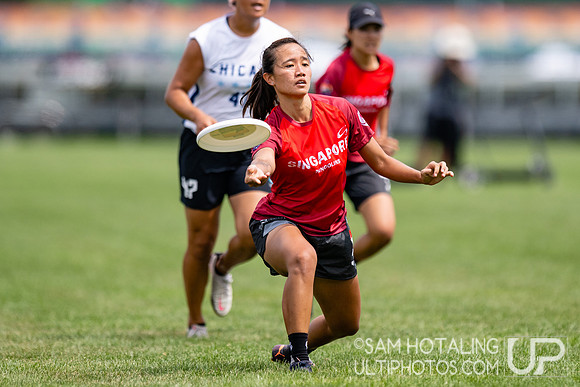 Chicago Nemesis vs Pangolins in pool play at World Ultimate Club Championships