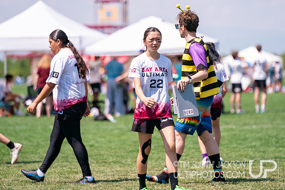 Pool play at 2024 USAU Youth Club Championship