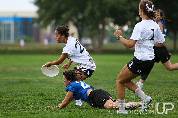 USA Ultimate YCC 2022 -- U20 Girls Sat Action