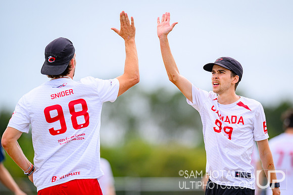 Open quarterfinals during World Ultimate Championships at Runaway Bay Sports Precinct
