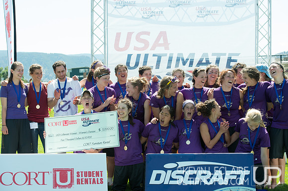 2012 USAU D-I College Championship Game Action