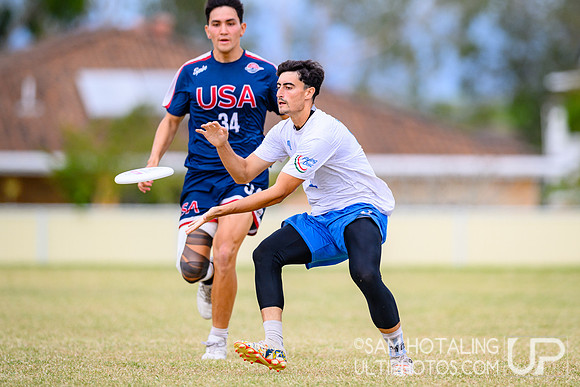 Mixed quarterfinals during World Ultimate Championships at Runaway Bay Sports Precinct