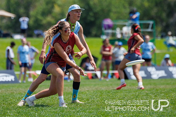Monday action at the USA Ultimate Youth Club Championships. U-20