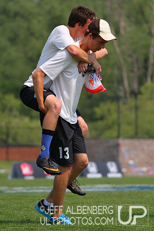 Saturday Open division action from 2012 College Nationals