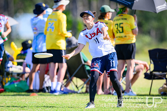 Pool play during World Ultimate Championships at Runaway Bay Precinct